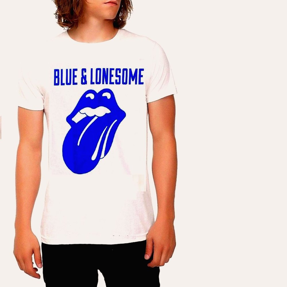 The Rolling Stones Blue & Lonesome rock Official T-Shirt M NWT